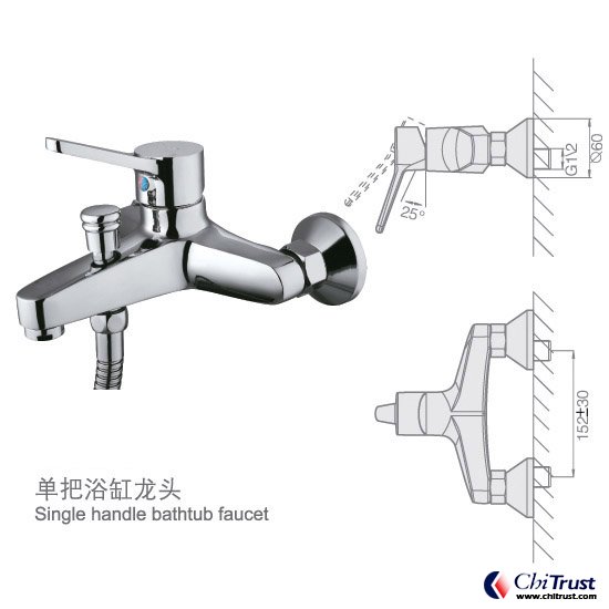 Single handle bathtub faucet CT-FS-13483